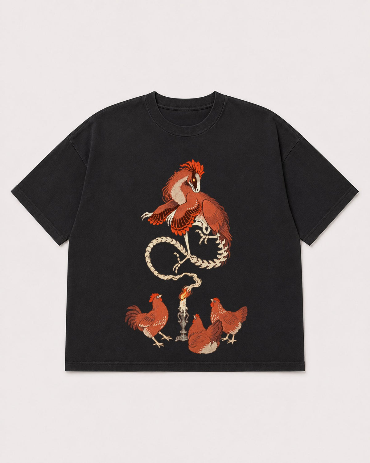 Mockup Boxy Heavyweight Tee Black product