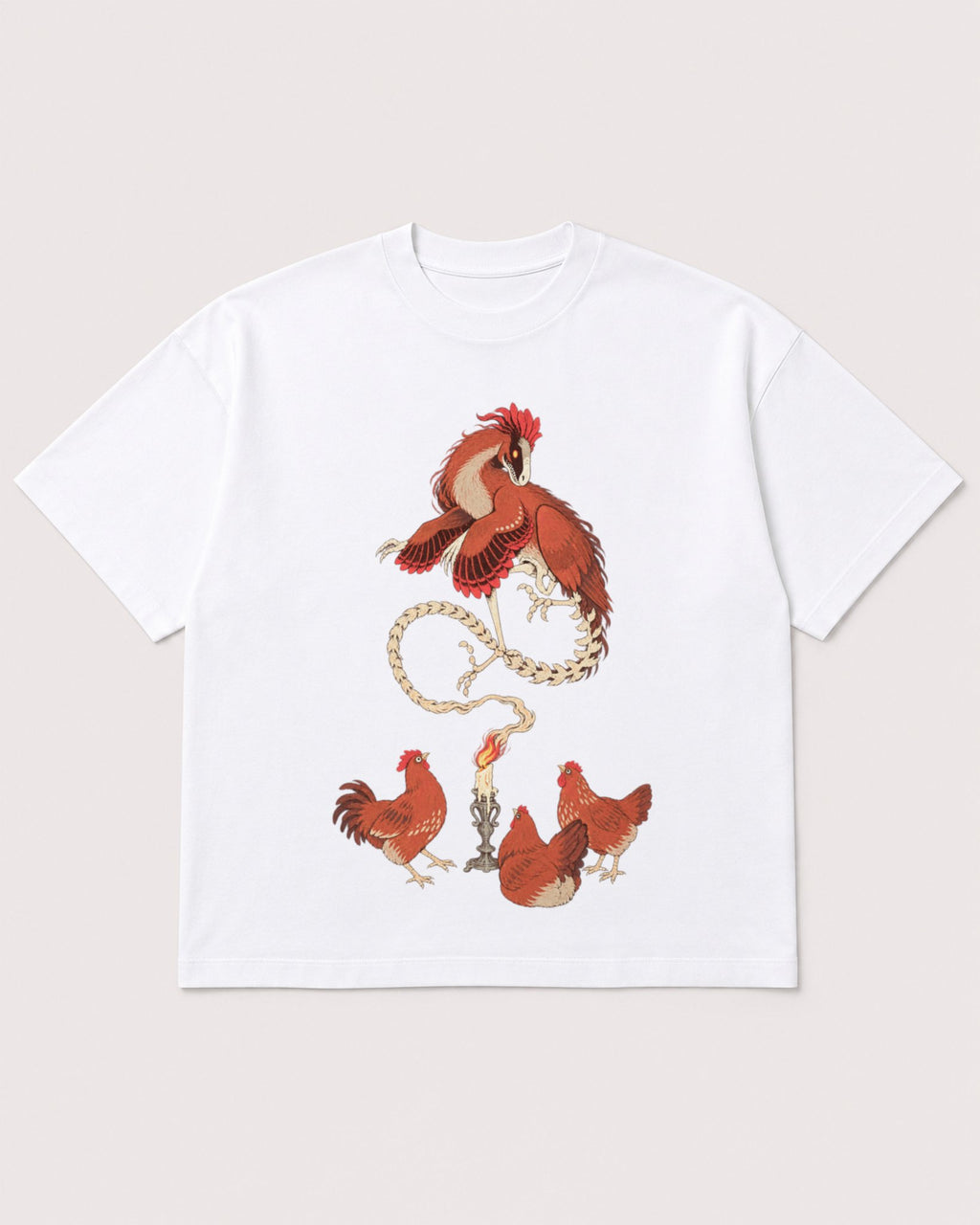 Mockup Boxy Heavyweight Tee White product