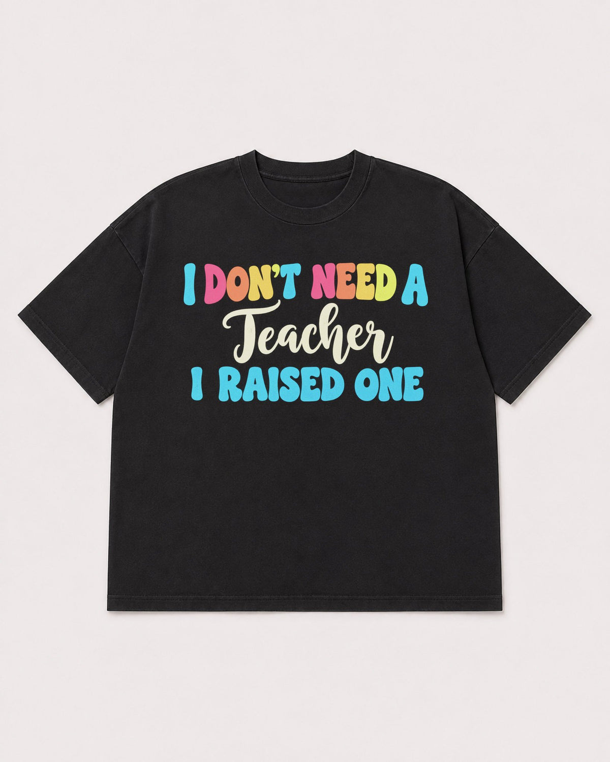 Mockup Boxy Heavyweight Tee Black product