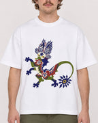 Mockup Boxy Heavyweight Tee White male close-up 09