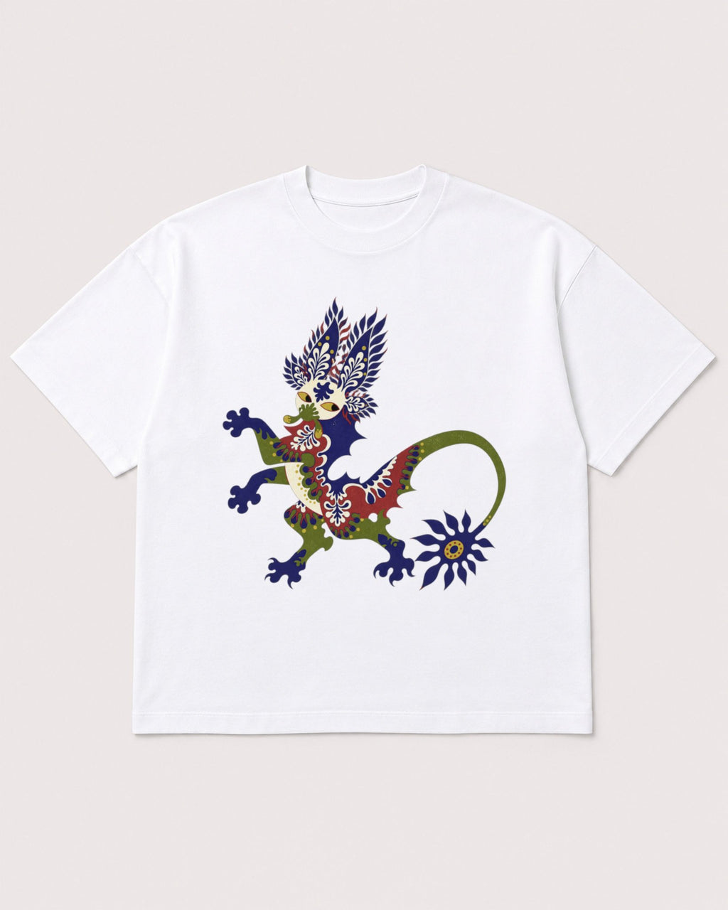 Mockup Boxy Heavyweight Tee White product