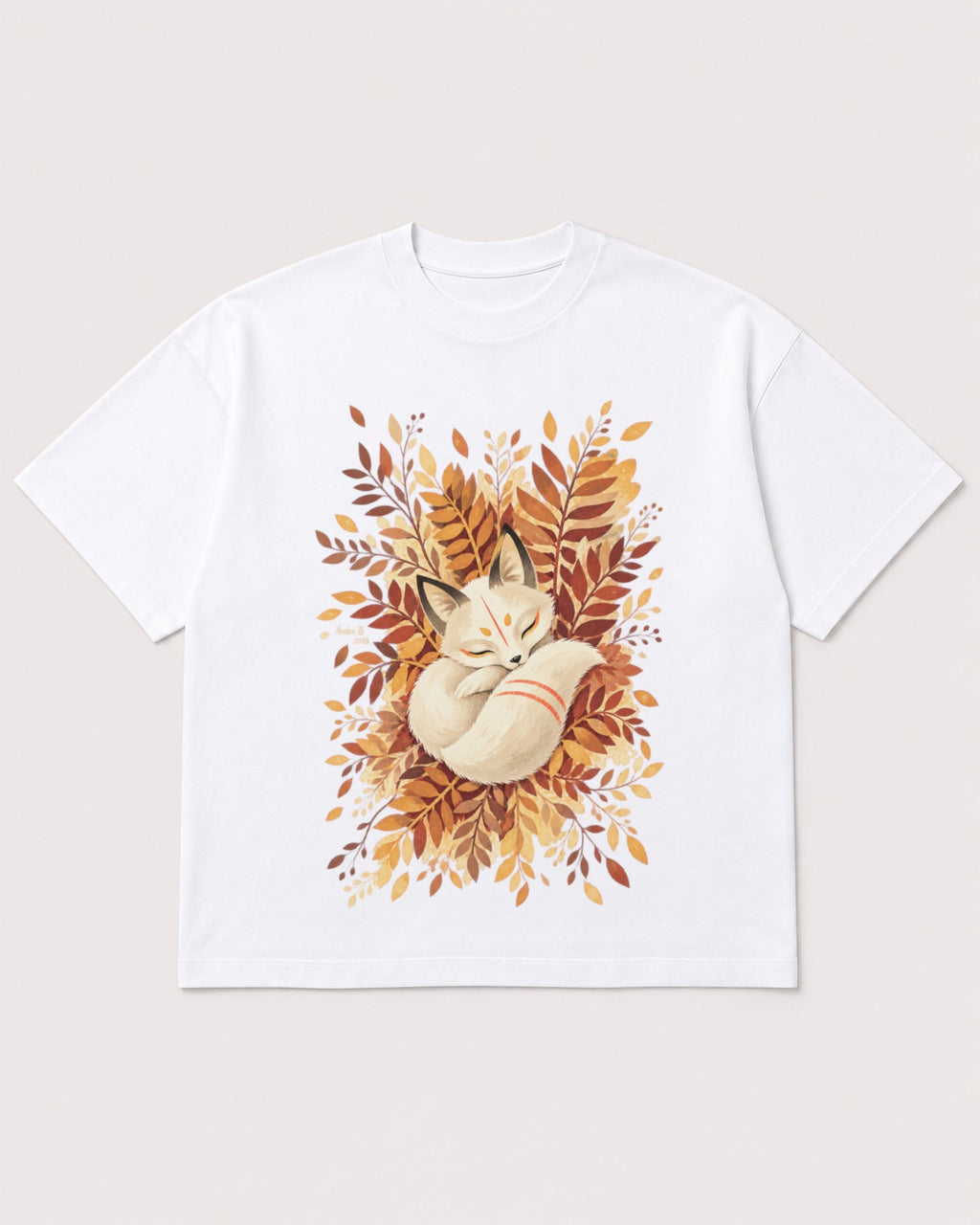 Mockup Boxy Heavyweight Tee White product