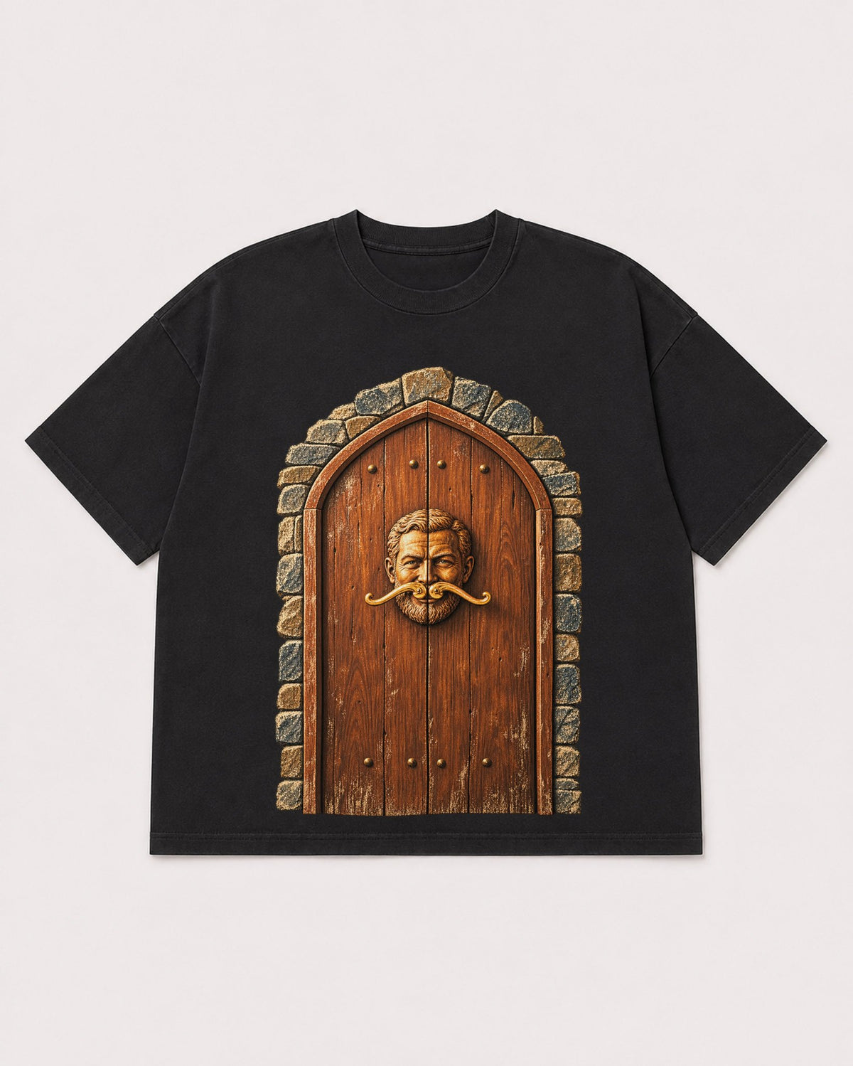 Mockup Boxy Heavyweight Tee Black product
