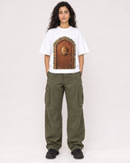 Mockup Boxy Heavyweight Tee White female full-body 07