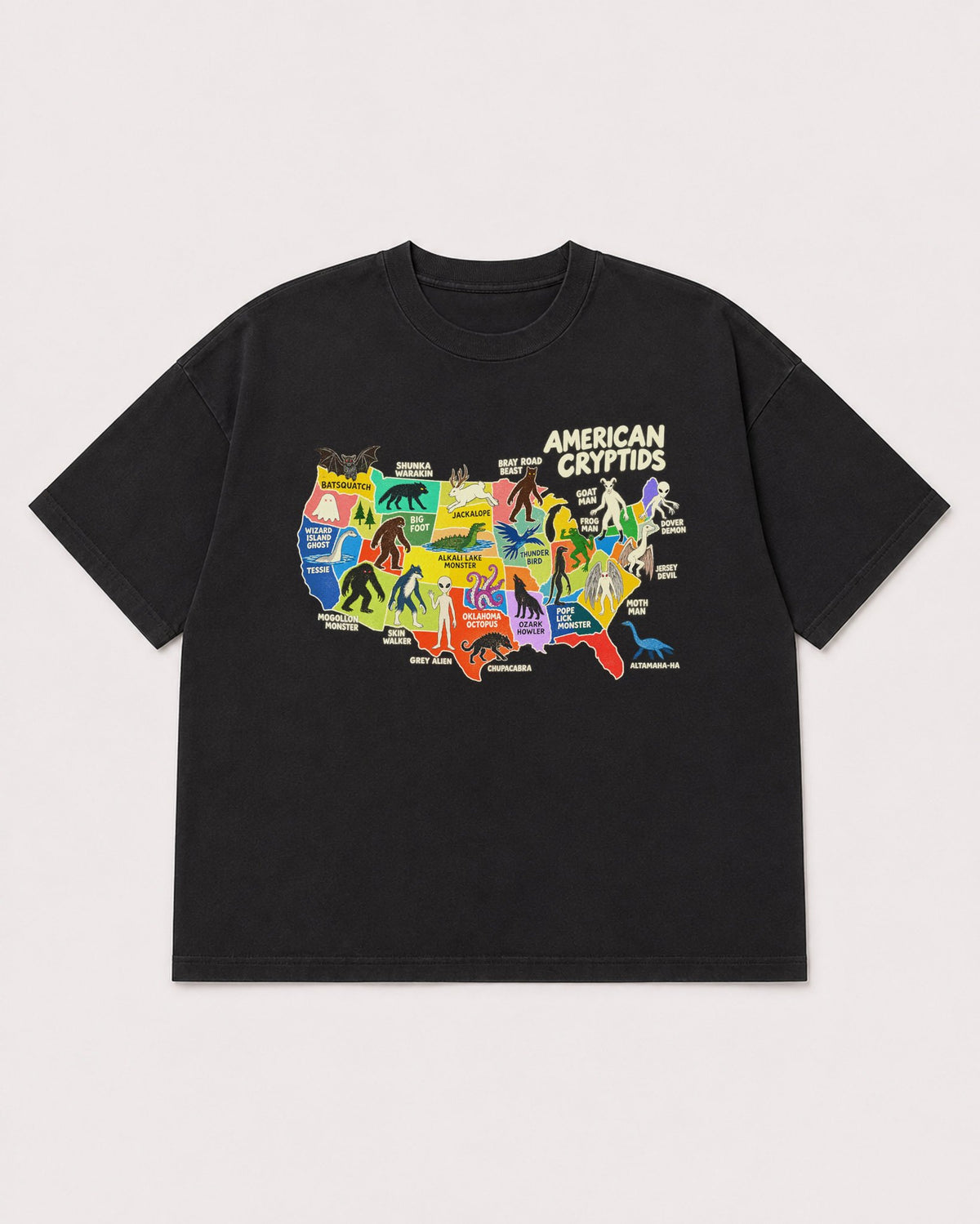 Mockup Boxy Heavyweight Tee Black product