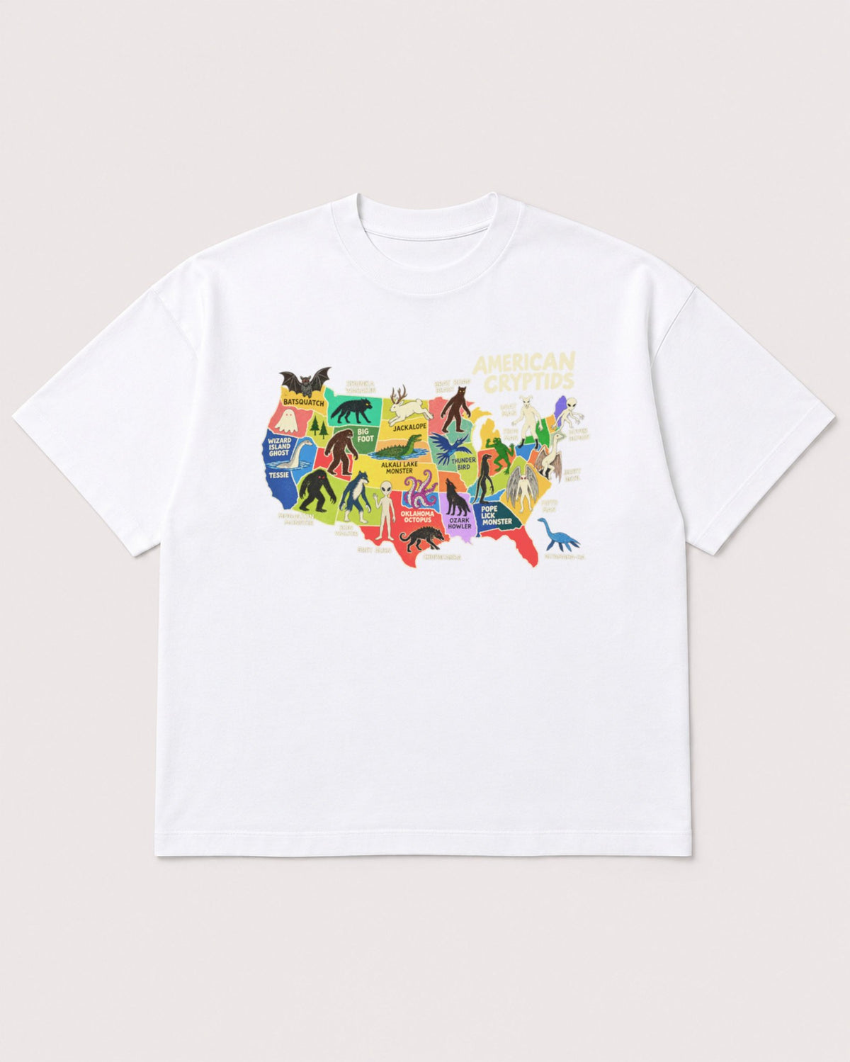 Mockup Boxy Heavyweight Tee White product