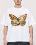 Mockup Boxy Heavyweight Tee White male close-up 01