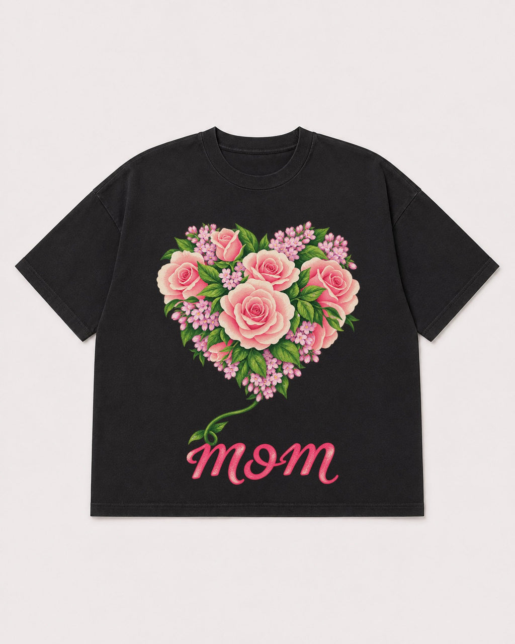 Mockup Boxy Heavyweight Tee Black product