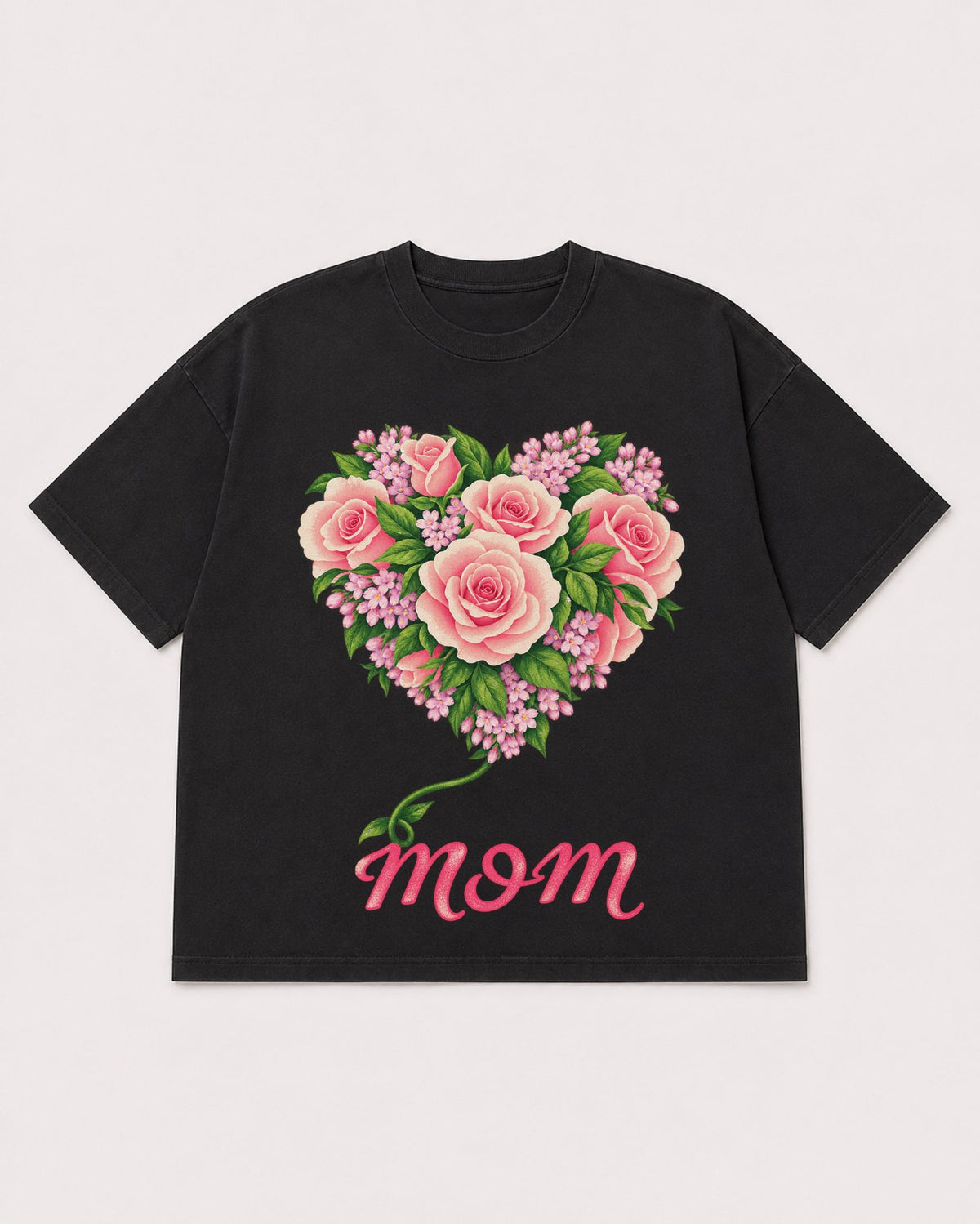 Mockup Boxy Heavyweight Tee Black product