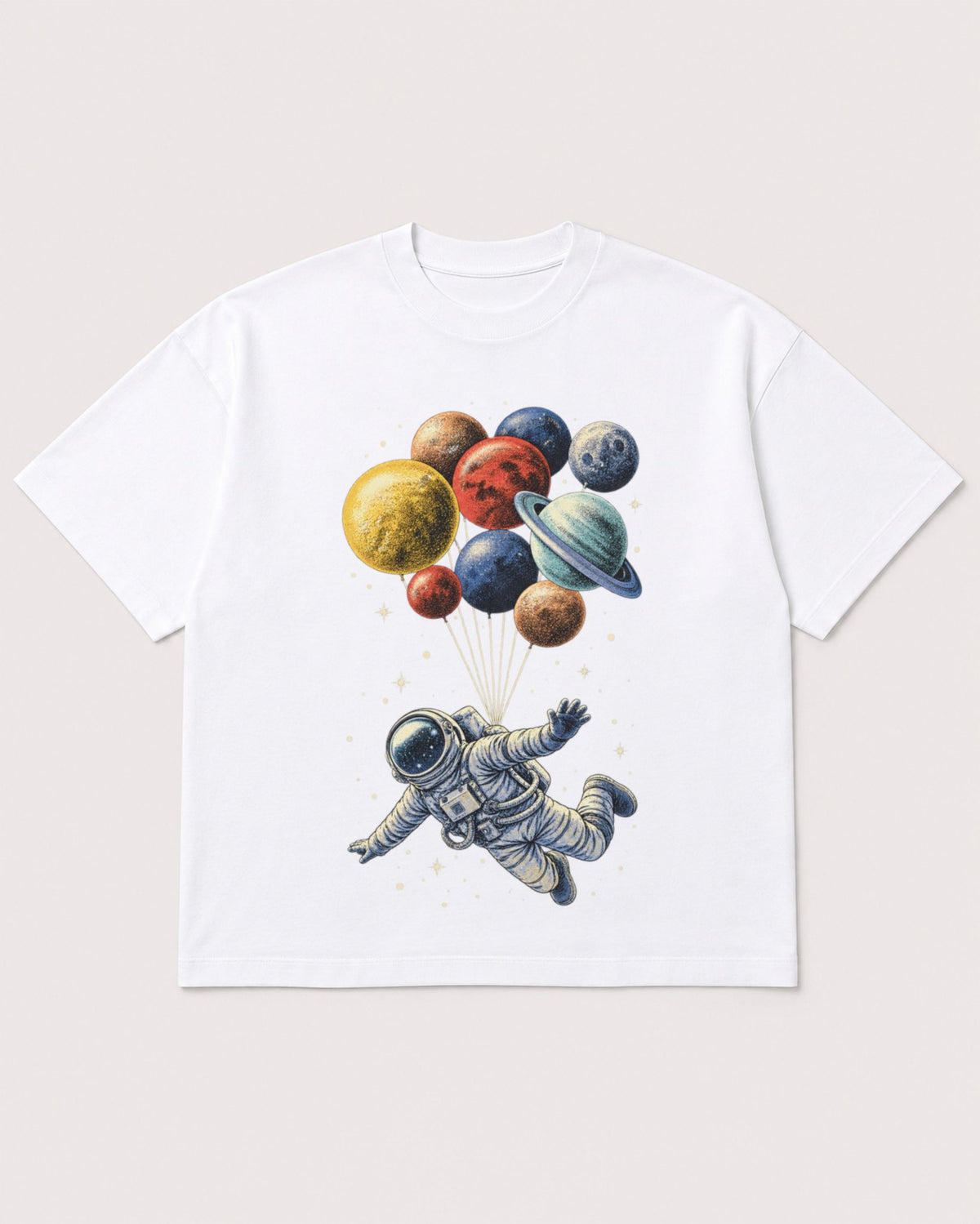 Mockup Boxy Heavyweight Tee White product