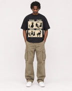Mockup Boxy Heavyweight Tee Black male full-body 04