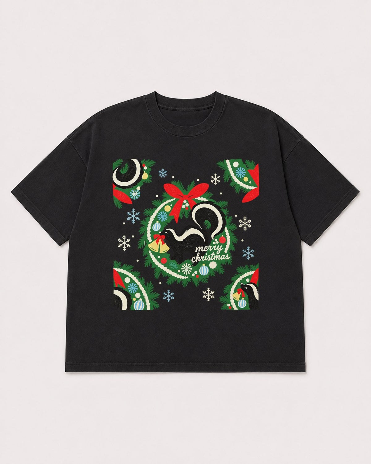 Mockup Boxy Heavyweight Tee Black product