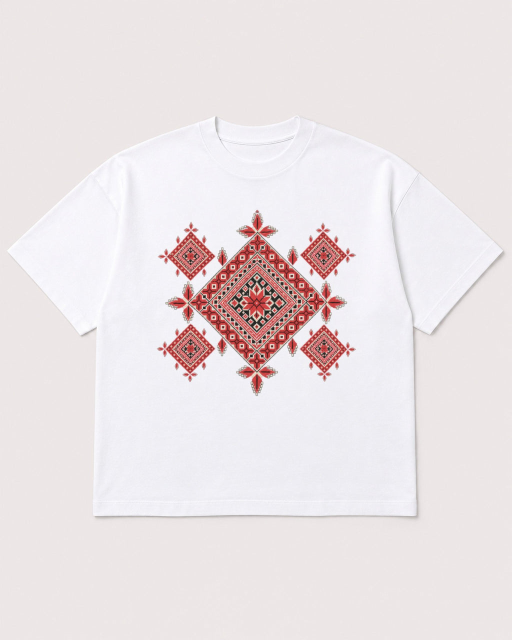 Mockup Boxy Heavyweight Tee White product