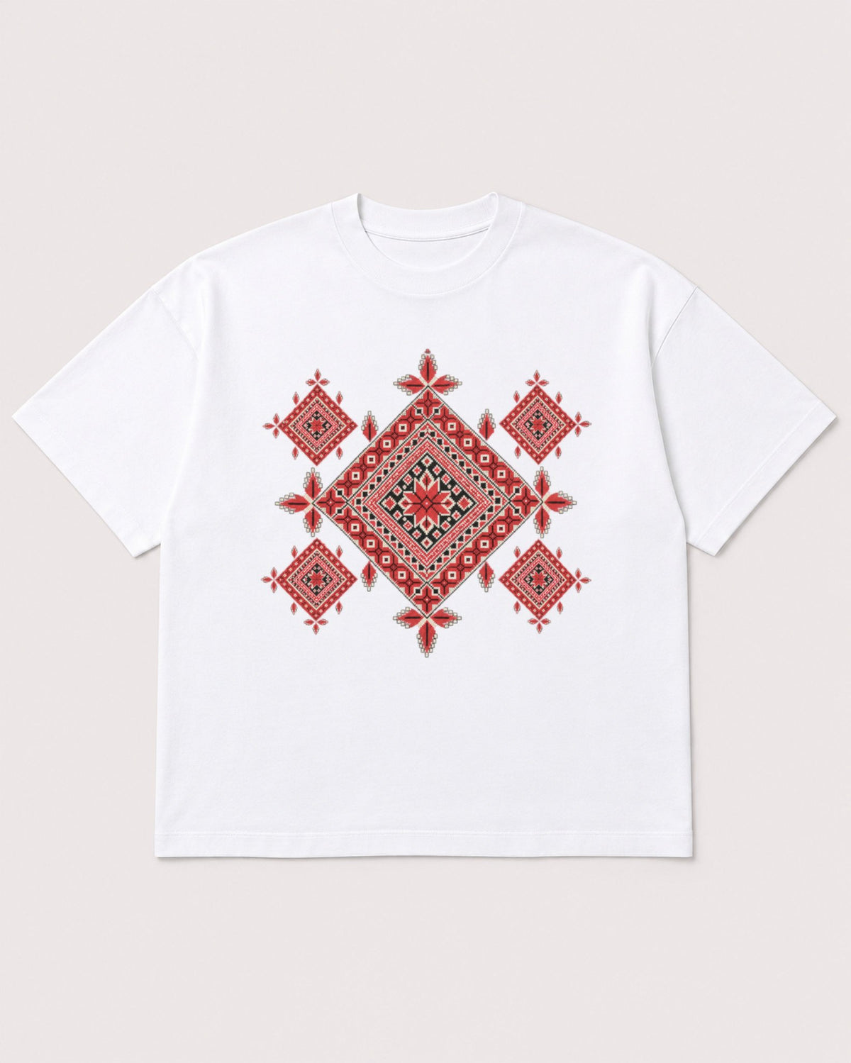 Mockup Boxy Heavyweight Tee White product