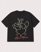 Mockup Boxy Heavyweight Tee Black product