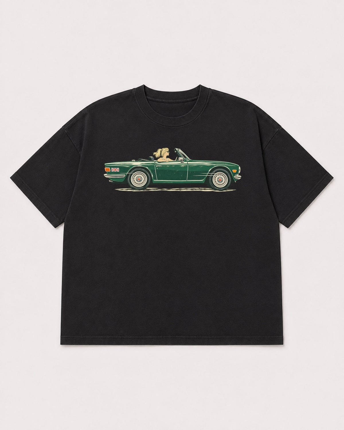 Mockup Boxy Heavyweight Tee Black product