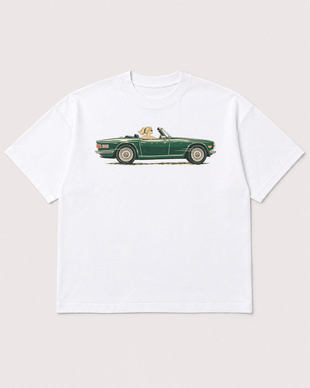 Mockup Boxy Heavyweight Tee White product