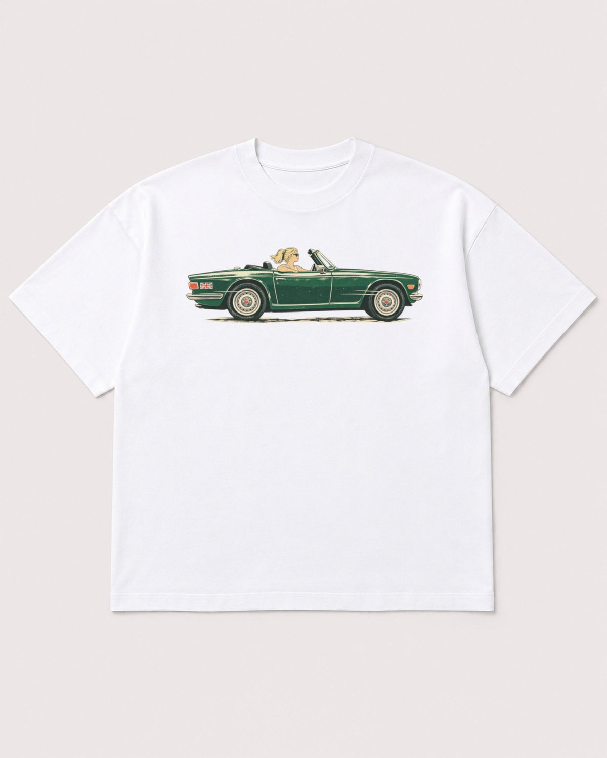 Mockup Boxy Heavyweight Tee White product