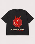 Mockup Boxy Heavyweight Tee Black product