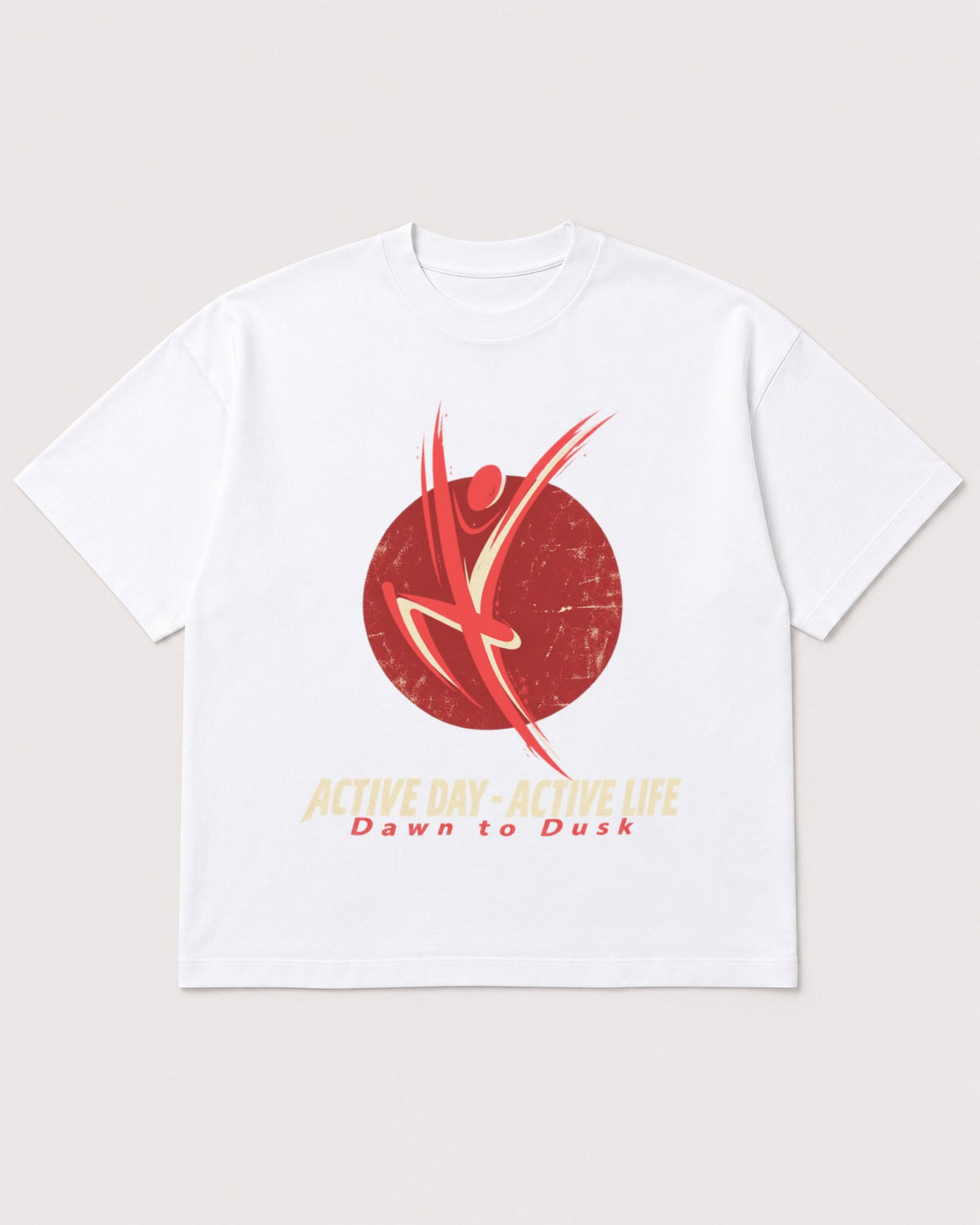 Mockup Boxy Heavyweight Tee White product