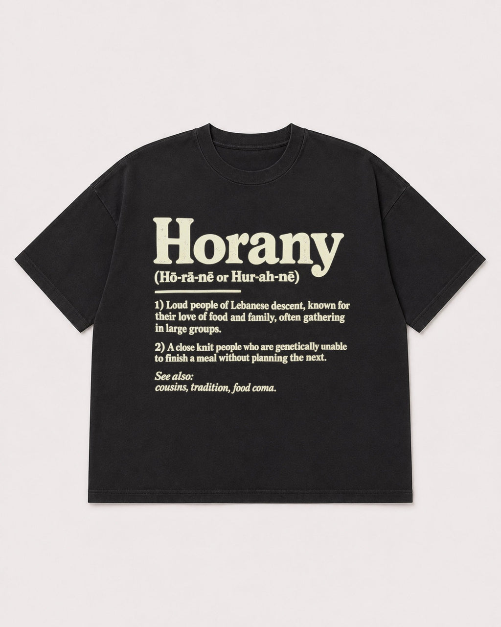Mockup Boxy Heavyweight Tee Black product