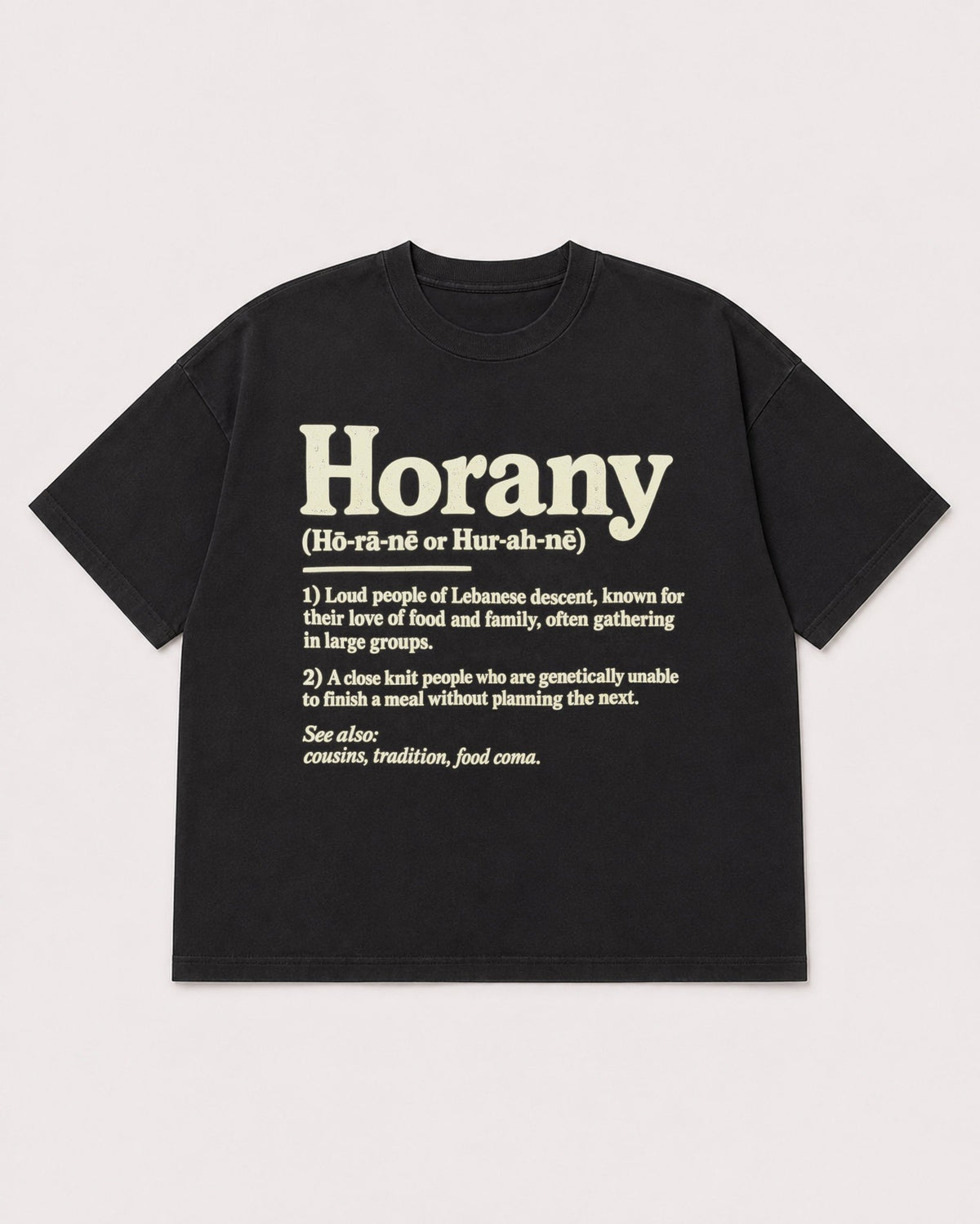 Mockup Boxy Heavyweight Tee Black product