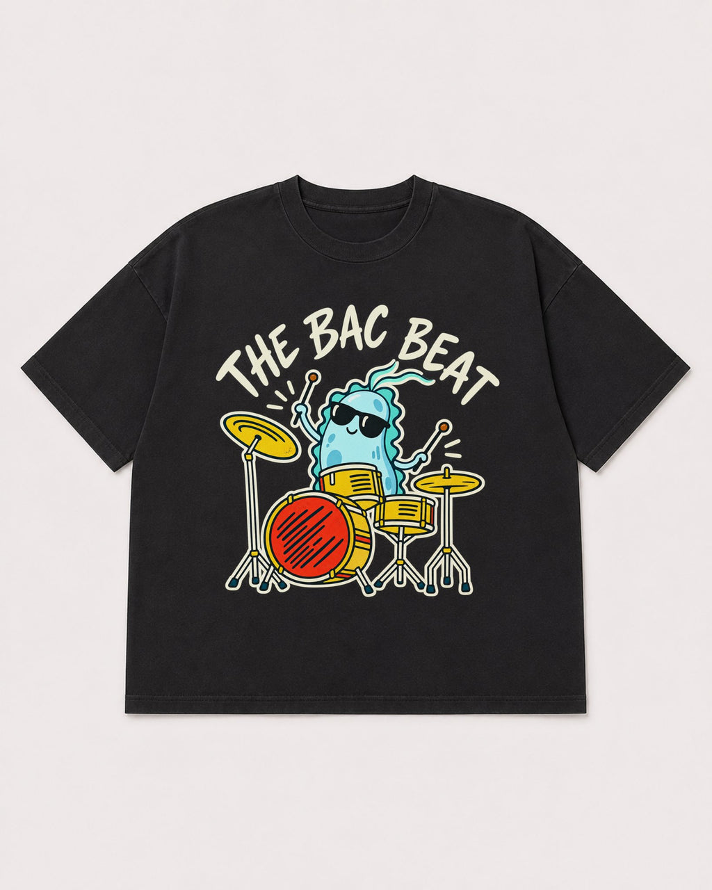 Mockup Boxy Heavyweight Tee Black product