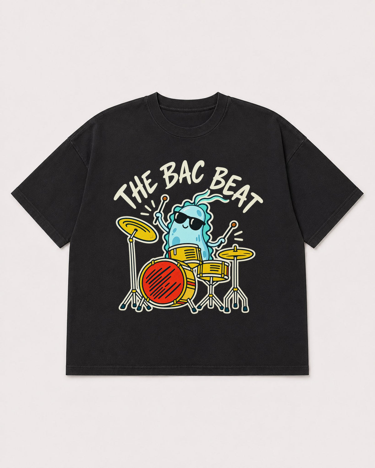 Mockup Boxy Heavyweight Tee Black product
