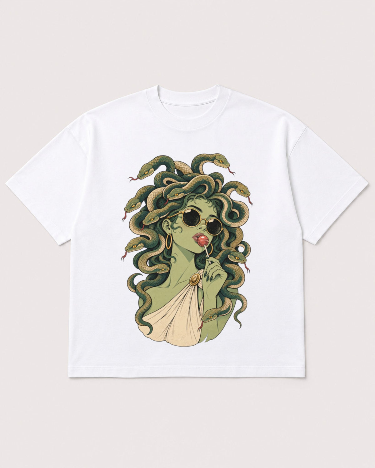 Mockup Boxy Heavyweight Tee White product