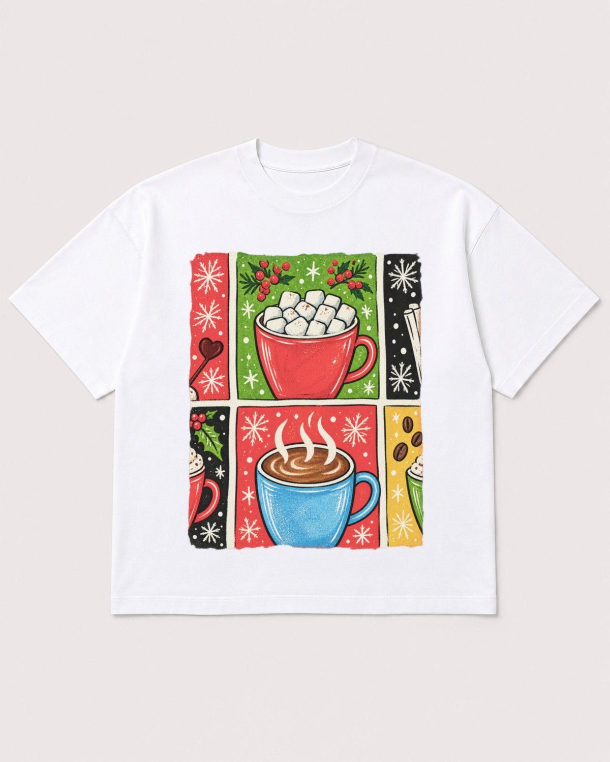 Mockup Boxy Heavyweight Tee White product