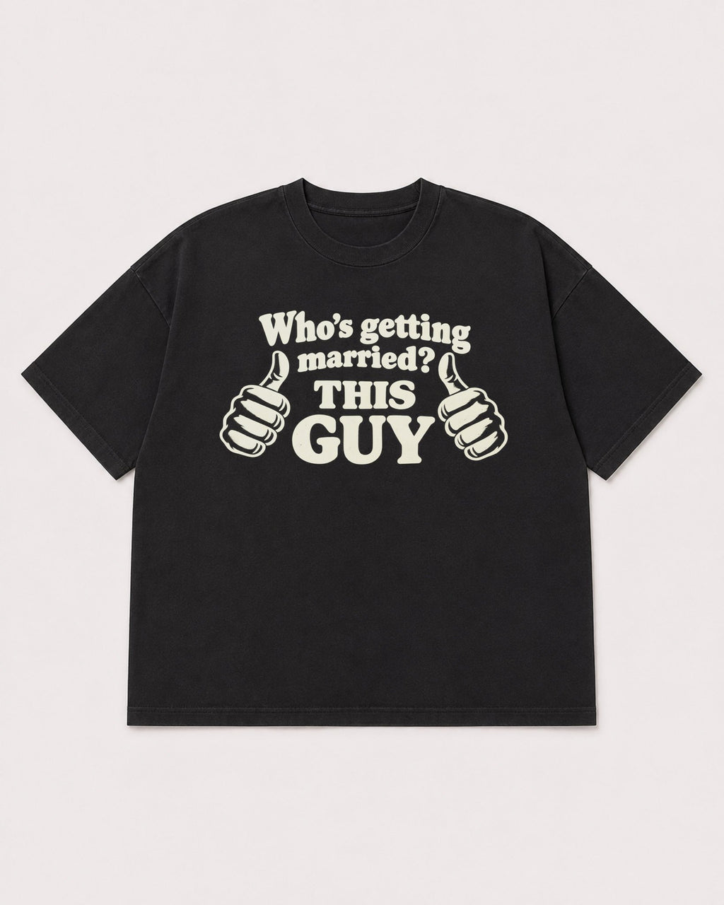 Mockup Boxy Heavyweight Tee Black product