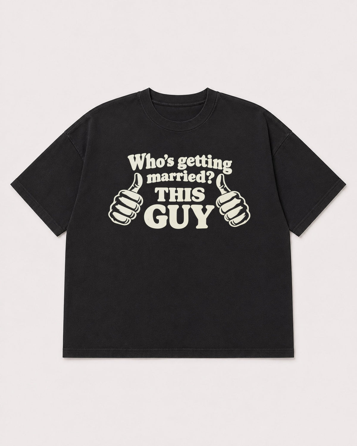 Mockup Boxy Heavyweight Tee Black product