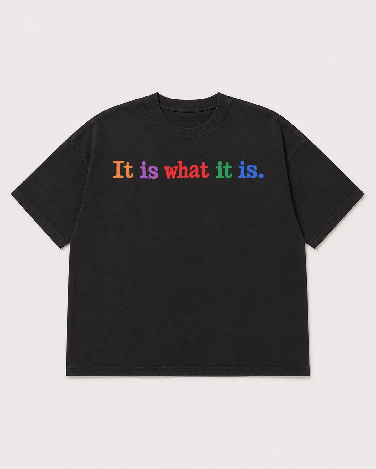 Mockup Boxy Heavyweight Tee Black product