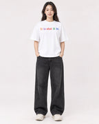 Mockup Boxy Heavyweight Tee White female full-body 03