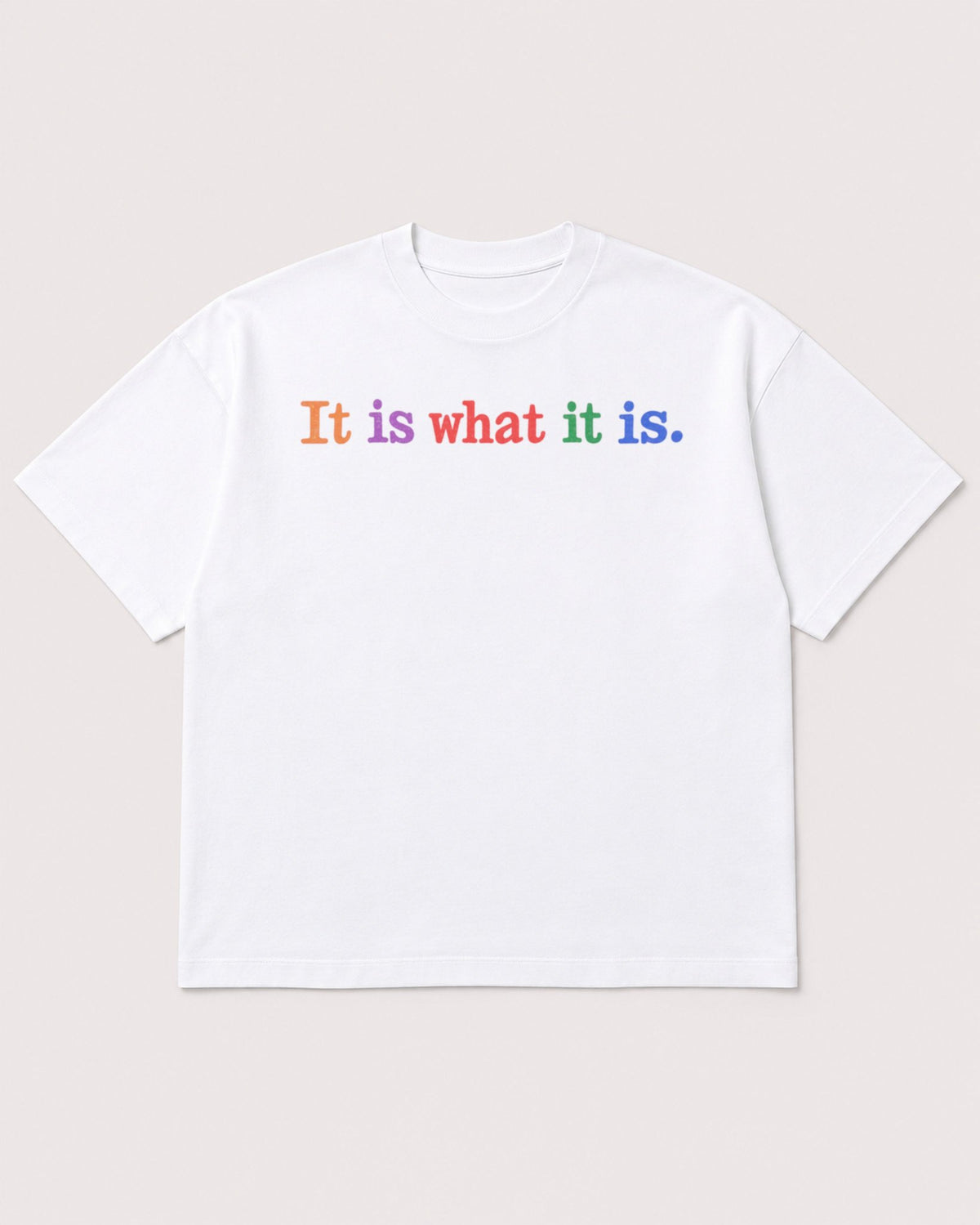 Mockup Boxy Heavyweight Tee White product