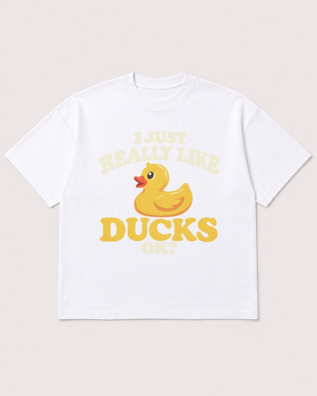 Mockup Boxy Heavyweight Tee White product