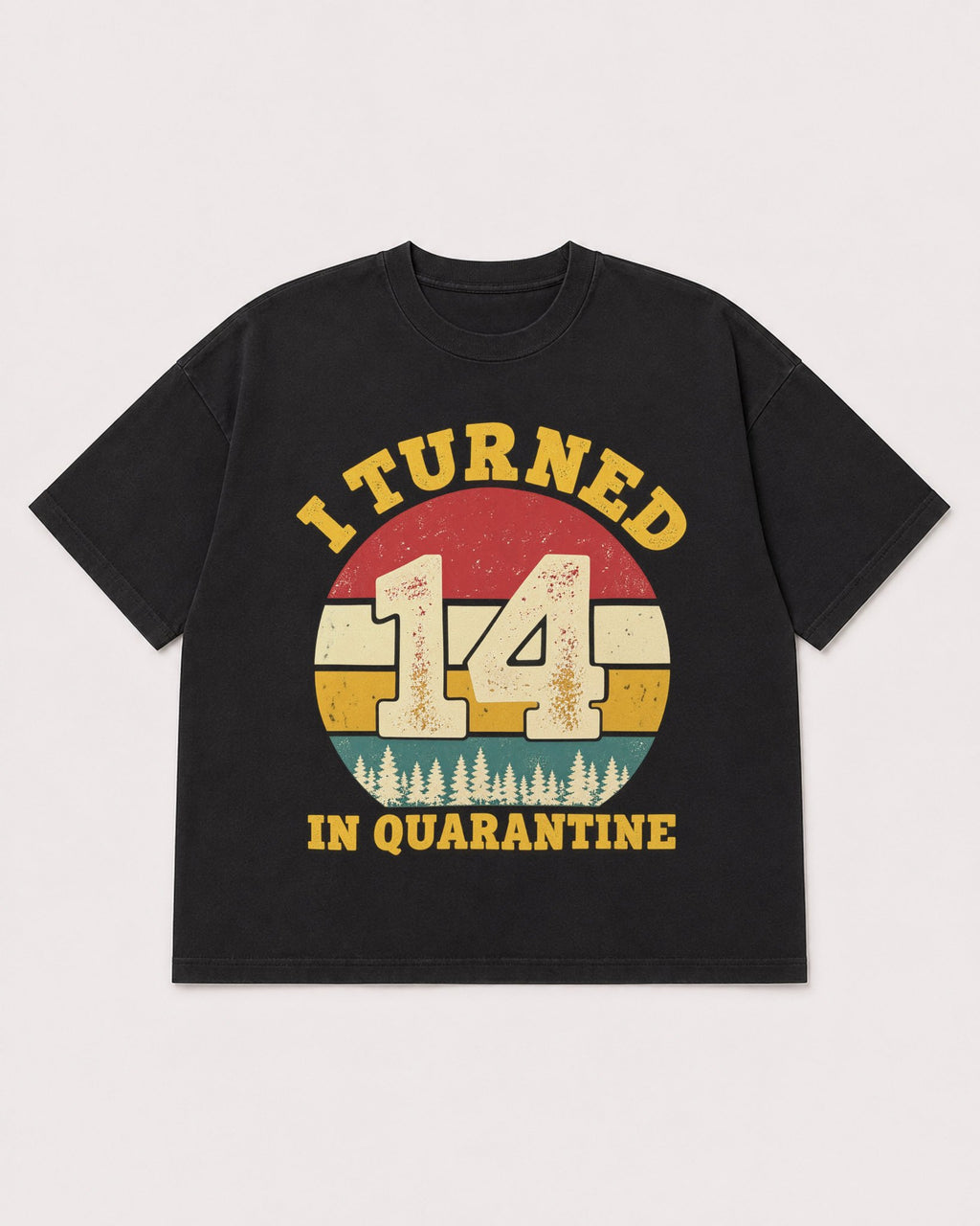 Mockup Boxy Heavyweight Tee Black product