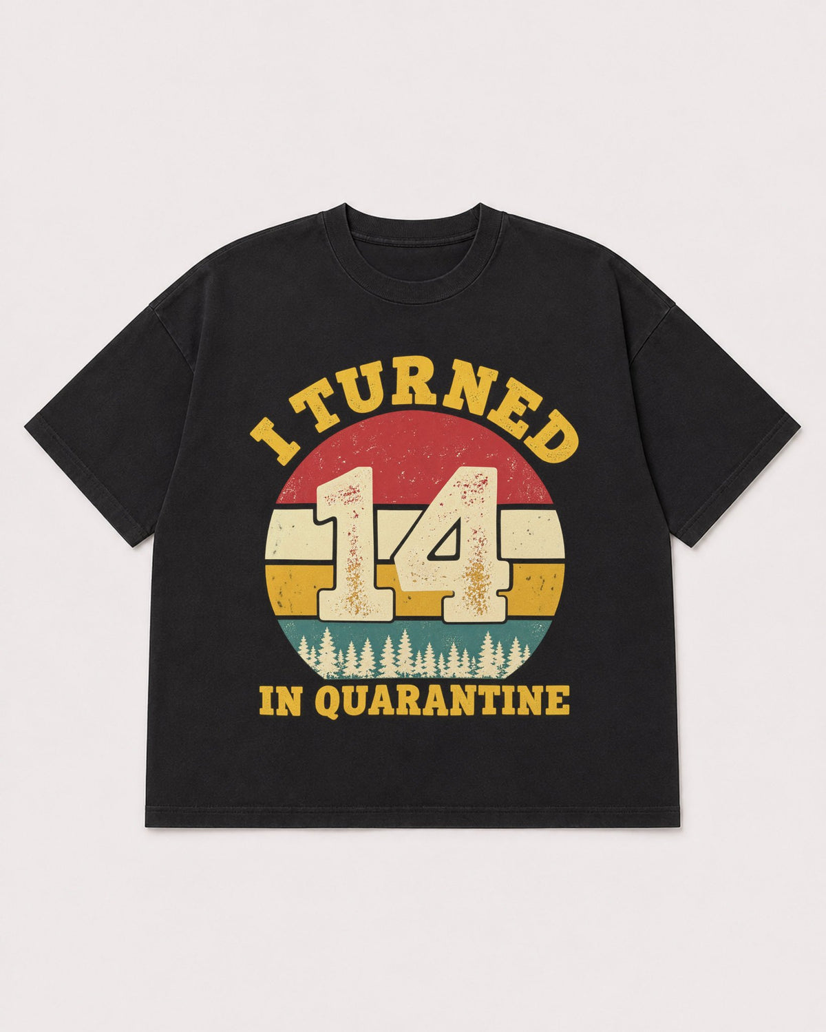 Mockup Boxy Heavyweight Tee Black product