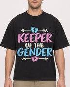 Mockup Boxy Heavyweight Tee Black male close-up 08