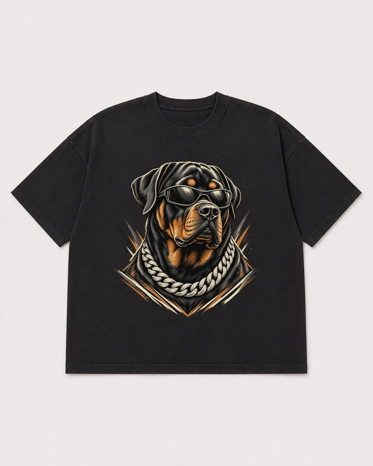 Mockup Boxy Heavyweight Tee Black product