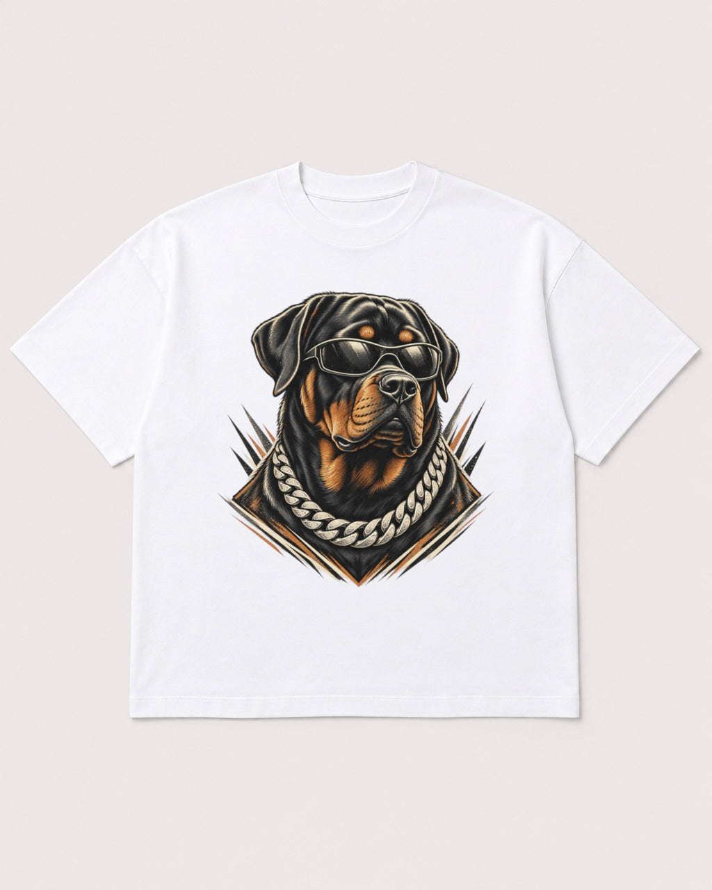 Mockup Boxy Heavyweight Tee White product