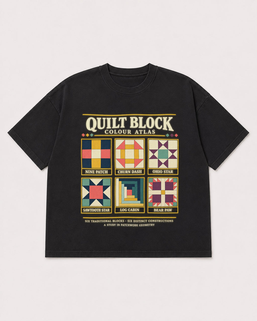 Mockup Boxy Heavyweight Tee Black product