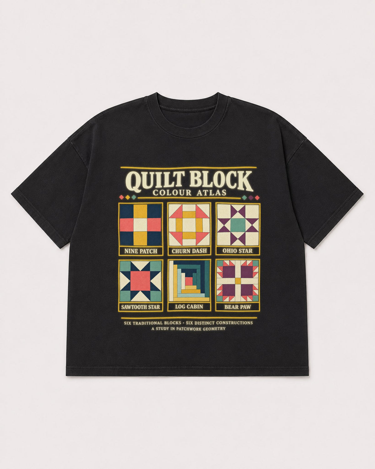 Mockup Boxy Heavyweight Tee Black product