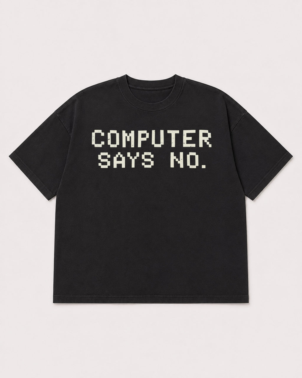 Mockup Boxy Heavyweight Tee Black product