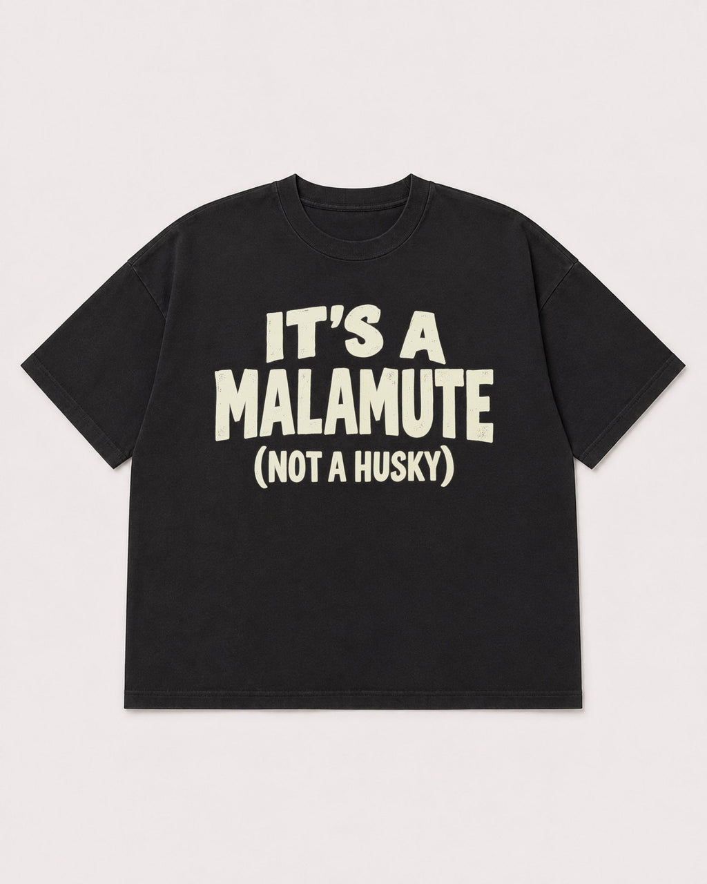 Mockup Boxy Heavyweight Tee Black product