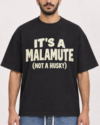 Mockup Boxy Heavyweight Tee Black male close-up 07