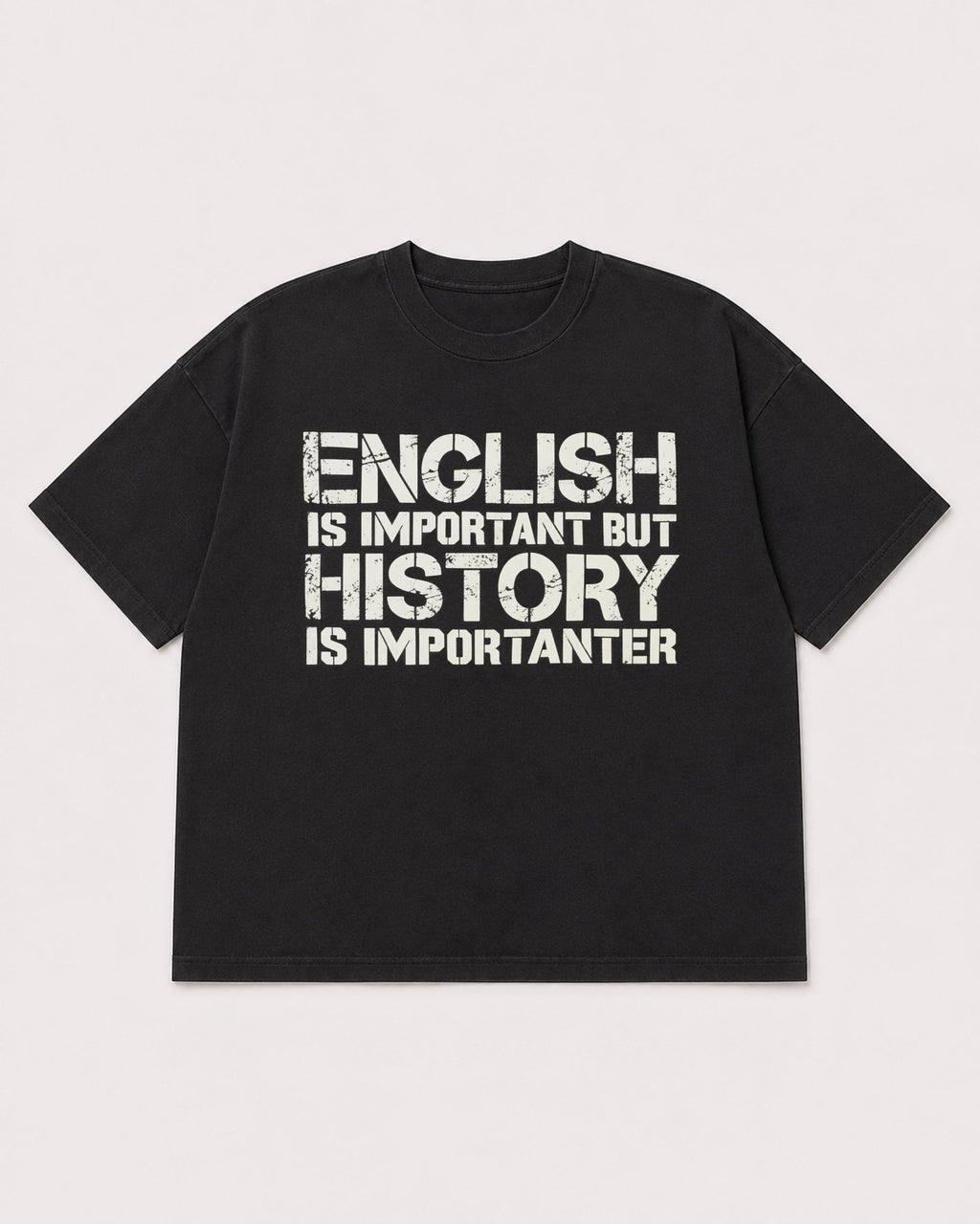 Mockup Boxy Heavyweight Tee Black product