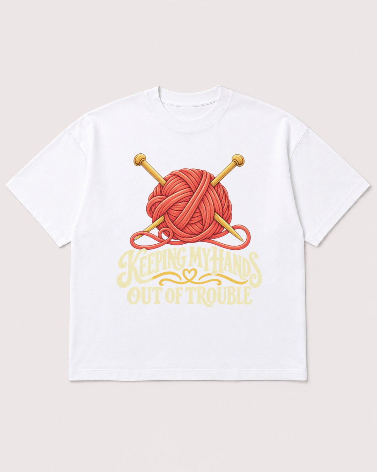 Mockup Boxy Heavyweight Tee White product