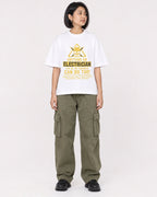 Mockup Boxy Heavyweight Tee White female full-body 32