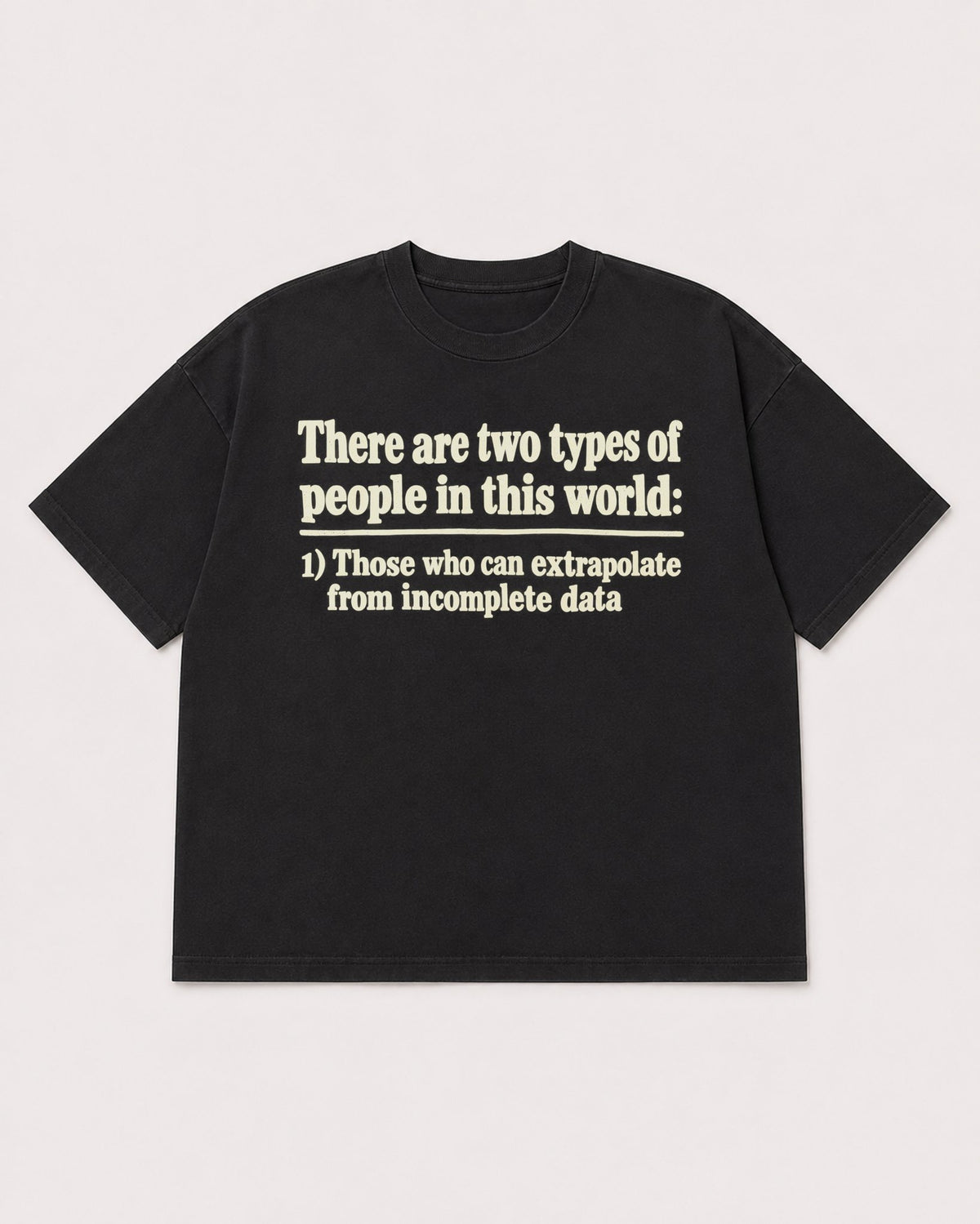 Mockup Boxy Heavyweight Tee Black product